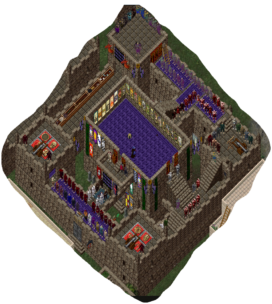 My custem stone work castle. Ultima Online Forums